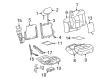 2005 GMC Envoy XL Seat Cushion Pad Diagram - 89043622