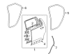 2014 GMC Terrain Door Seal Diagram - 20998402