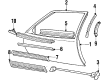 1990 Oldsmobile Cutlass Supreme Door Seal Diagram - 10231512