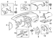 Chevy Sonic Dash Panel Vent Portion Covers Diagram - 95233995