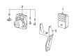 Saturn Wheel Speed Sensor Diagram - 19244442