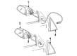 Buick Skylark Side View Mirrors Diagram - 12335392