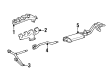 1992 Chevy K3500 Muffler Diagram - 15962122