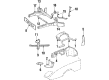 1993 Chevy Corvette Front Cross-Member Diagram - 10098200