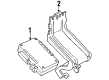 1997 Oldsmobile LSS Light Control Module Diagram - 25640704