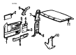 Chevy S10 Door Armrest Diagram - 20300602