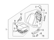 2005 Chevy Aveo Seat Cushion Pad Diagram - 96411875