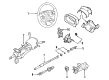 2008 Cadillac STS Steering Column Cover Diagram - 19152361