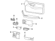 1988 Pontiac Grand Am Door Armrest Diagram - 20632924