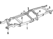 Chevy K3500 Front Cross-Member Diagram - 15603996