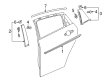 Chevy Malibu Door Moldings Diagram - 23387833