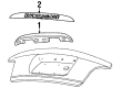 1999 Oldsmobile Intrigue Emblem Diagram - 10254480