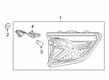 2022 Chevy Blazer Light Socket Diagram - 84308390