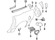 2001 Pontiac Firebird Fuel Filler Housing Diagram - 10315914