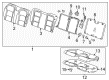 2021 Chevy Camaro Seat Cushion Pad Diagram - 84077257