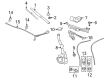 2007 Saturn Outlook Wiper Pivot Diagram - 20785185