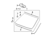 2008 Cadillac DTS Side View Mirrors Diagram - 15817322