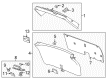 2017 Cadillac XT5 Body Mount Hole Plug Diagram - 84249717