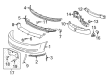 Saturn Bumper Diagram - 15839814