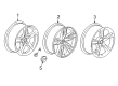 2018 Chevy Camaro Wheel Cover Diagram - 23115613