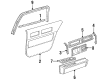 Cadillac 60 Special Door Seal Diagram - 20730789