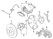 2016 Buick Verano Brake Caliper Bracket Diagram - 13403608