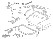 2003 Chevy Impala Weather Strip Diagram - 10350981