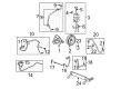 2008 Saturn Outlook Hydraulic Hose Diagram - 25792764