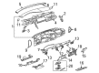 Buick Century Dash Panel Vent Portion Covers Diagram - 10430620