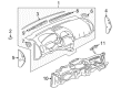 2006 Saturn Vue Dash Panel Vent Portion Covers Diagram - 15217239