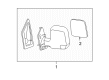 2004 GMC Savana 1500 Side View Mirrors Diagram - 88944454