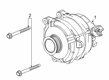 2023 GMC Acadia Alternator Diagram - 13534125