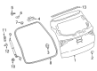 Buick Liftgate Hinge Diagram - 84392456