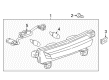 2020 Cadillac XT5 Back Up Light Diagram - 84385141