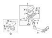 2009 Chevy Malibu Air Intake Coupling Diagram - 25779793