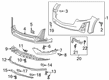 2021 Cadillac XT6 Bumper Diagram - 84663548