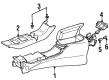 2000 GMC Yukon Center Console Base Diagram - 15053714