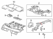 2012 Buick LaCrosse Floor Pan Diagram - 23103444