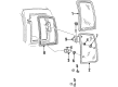 1989 Chevy K2500 Weather Strip Diagram - 15646305