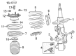 2019 Cadillac ATS Coil Springs Diagram - 23167061