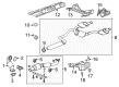 2012 Chevy Cruze Exhaust Heat Shield Diagram - 13253836