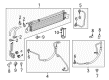 2013 Buick Verano Automatic Transmission Oil Cooler Line Diagram - 13311082