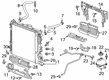 2022 Cadillac XT6 Radiator Diagram - 85557760