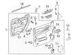 2010 Cadillac Escalade EXT Power Window Switch Diagram - 20877337