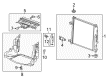 2016 Cadillac CTS Radiator Diagram - 22990687