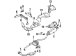 1998 Cadillac Catera Exhaust Heat Shield Diagram - 9129099