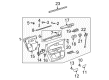 2016 GMC Acadia Power Window Switch Diagram - 22895548