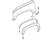 1990 GMC C2500 Door Moldings Diagram - 15607302