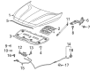 2018 Chevy Traverse Hood Cable Diagram - 84215989