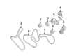 2011 Cadillac STS Drive Belt Diagram - 12578000